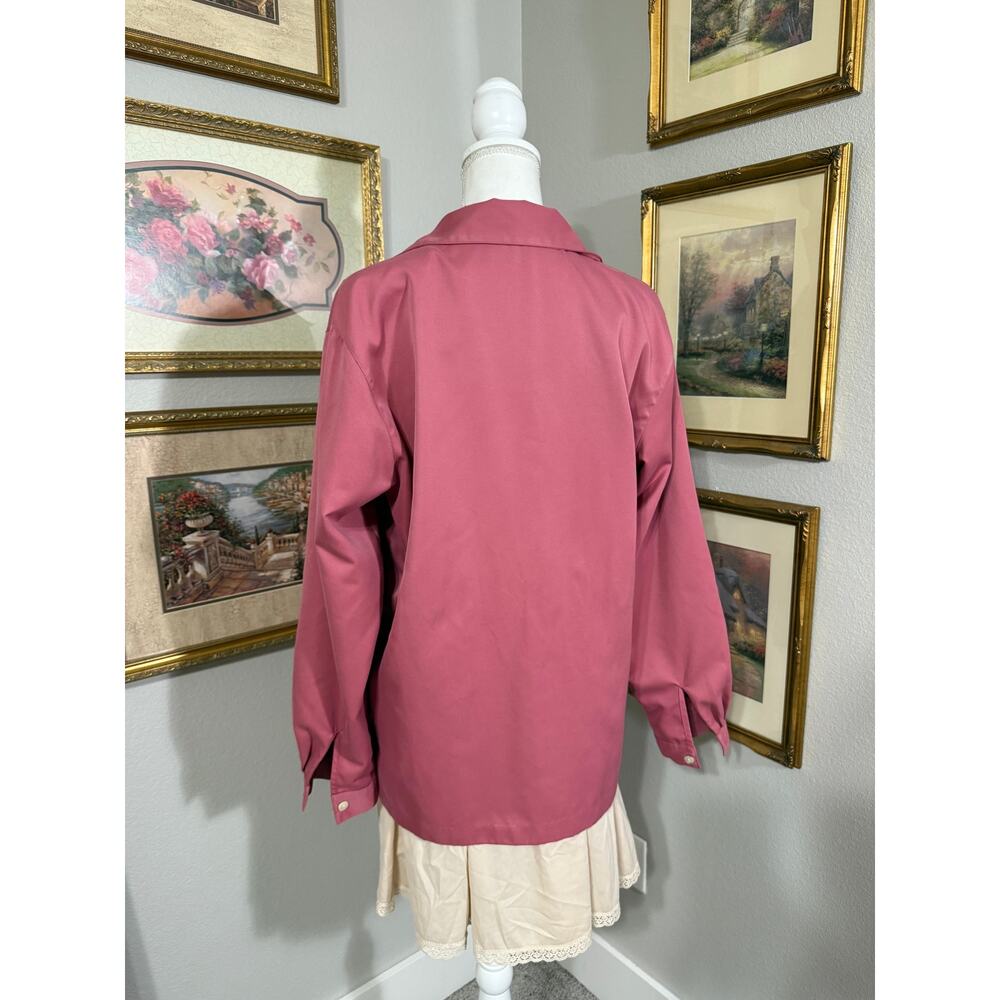 Pink Floral Button Up - Picture 4 of 5